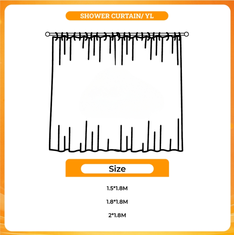 3D shower curtain - World Of Horror Store