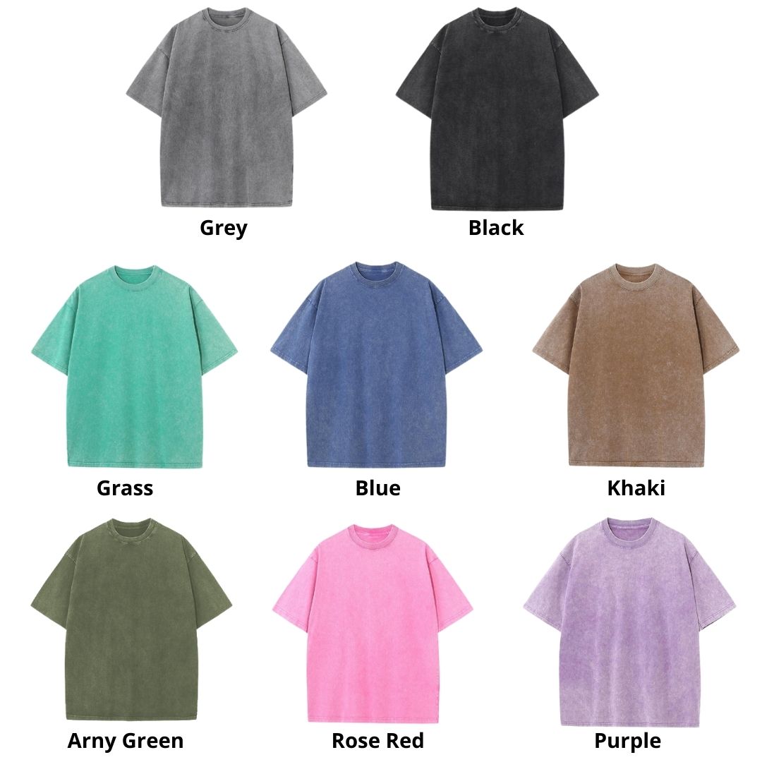Mineral Wash T Shirt Color - World Of Horror Store