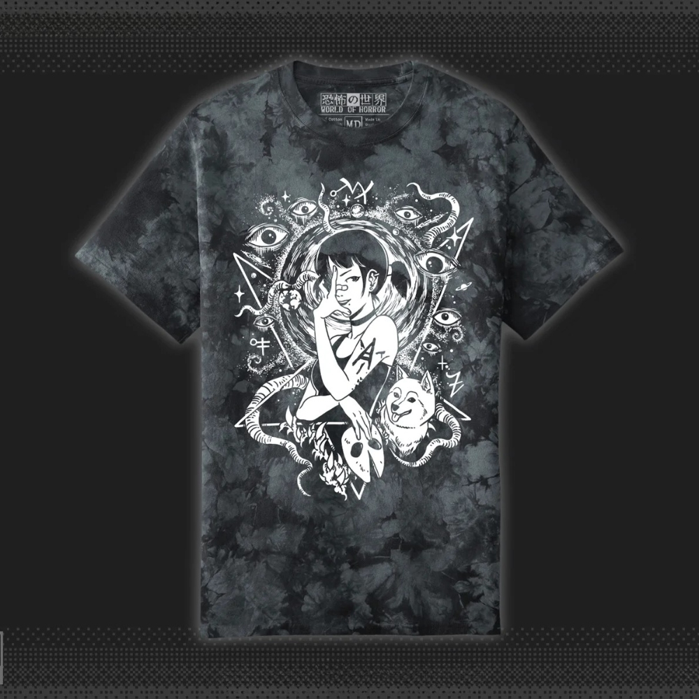 World of Horror Disturbing Universe Mineral T-shirt