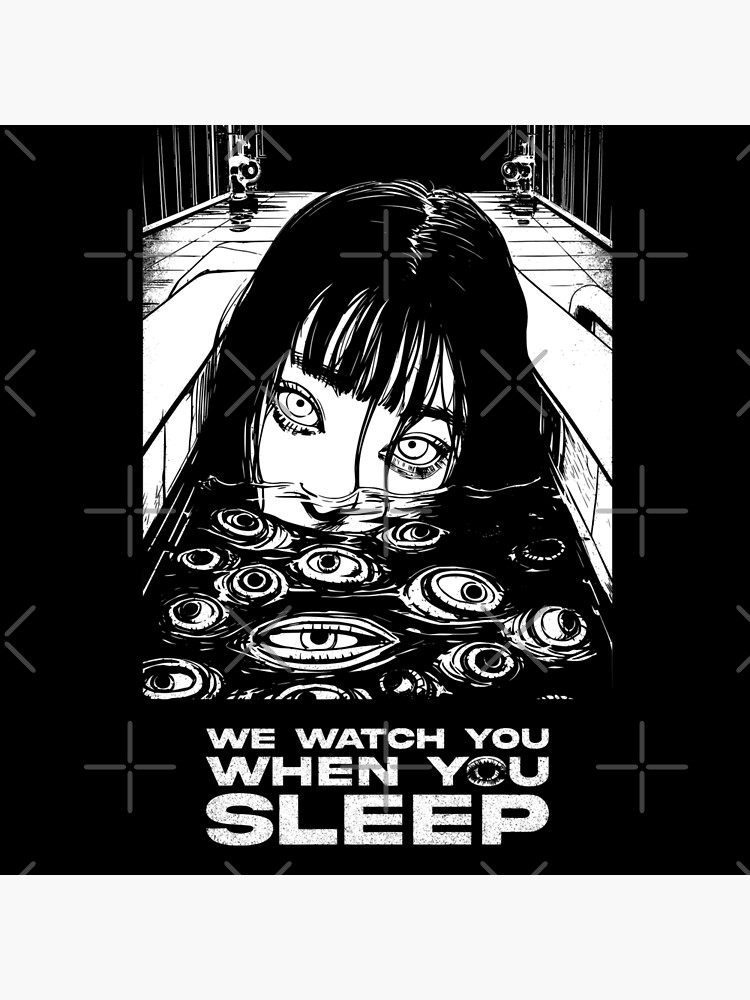 Junji Ito Horror Manga Art Throw Pillow - Image 2