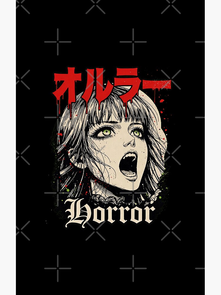 World Of Horror Supernatural Horror Art Shower Curtain - Image 2