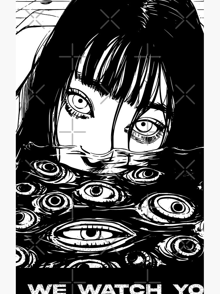 Junji Ito Horror Manga Art Shower Curtain - Image 2