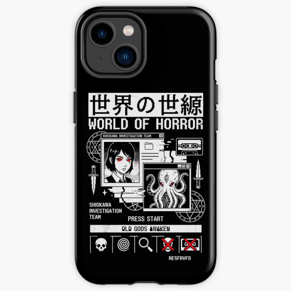 World Of Horror Turn Based Cosmic Horror Iphone Case