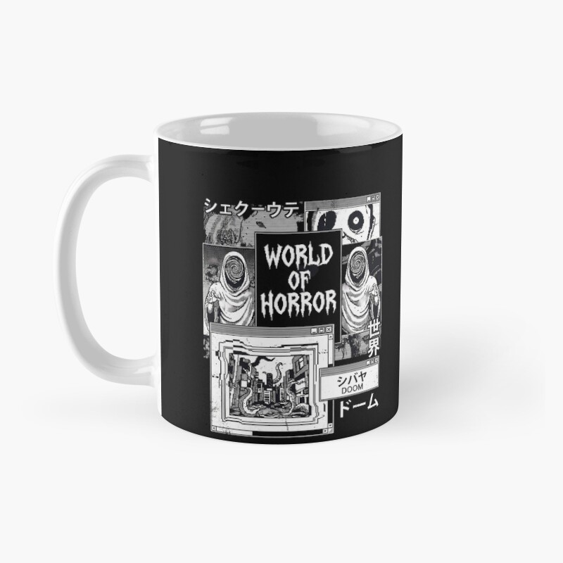 World Of Horror Panstasz Ms Paint Masterpiece Mug - Image 2