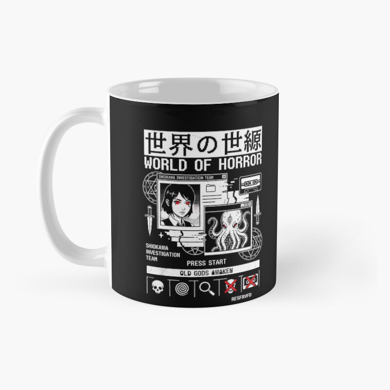 World Of Horror Turn Based Cosmic Horror Mug - Image 2