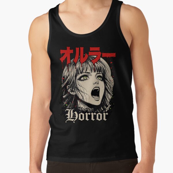 World Of Horror Supernatural Horror Art Tank Top - Image 2