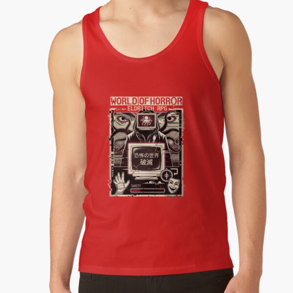World Of Horror Shiokawa 198x Apocalypse Tank Top - Image 4