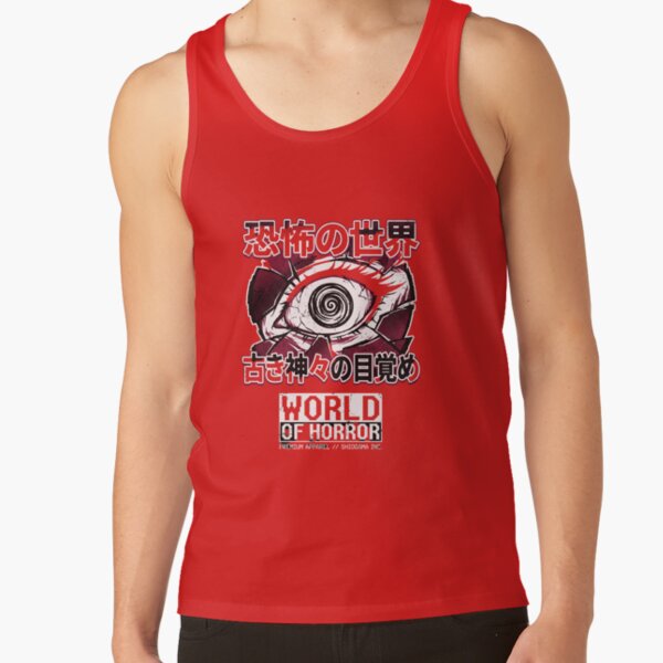 World Of Horror 1-bit Junji Nightmare Tank Top - Image 4