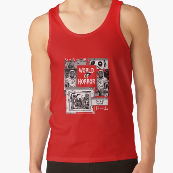 World Of Horror Panstasz Ms Paint Masterpiece Tank Top