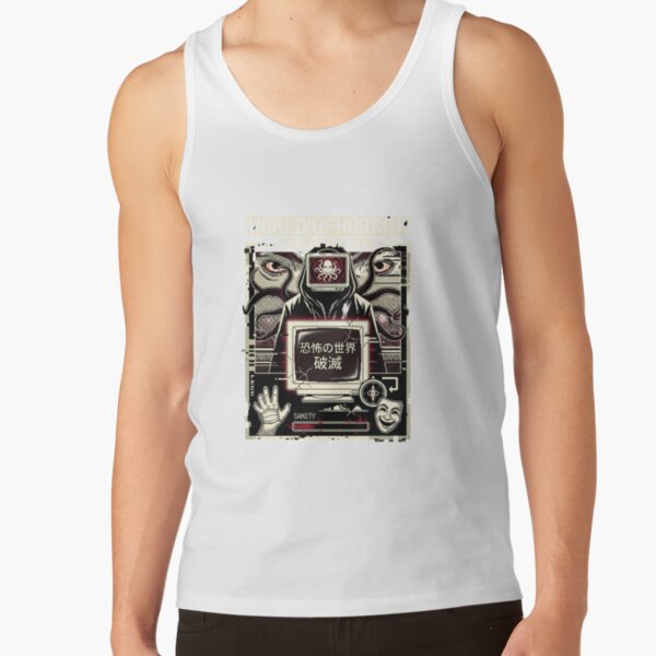 World Of Horror Shiokawa 198x Apocalypse Tank Top - Image 2