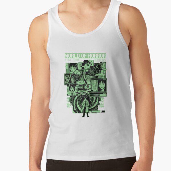 World Of Horror Scissor Woman Terror Tank Top - Image 2