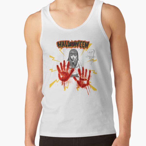 World Of Horror Not My Blood Tank Top