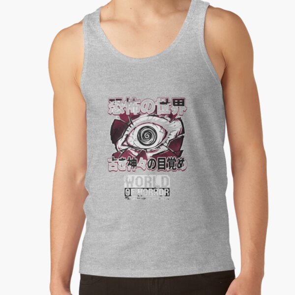 World Of Horror 1-bit Junji Nightmare Tank Top - Image 3