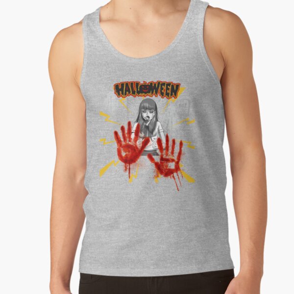 World Of Horror Not My Blood Tank Top - Image 3