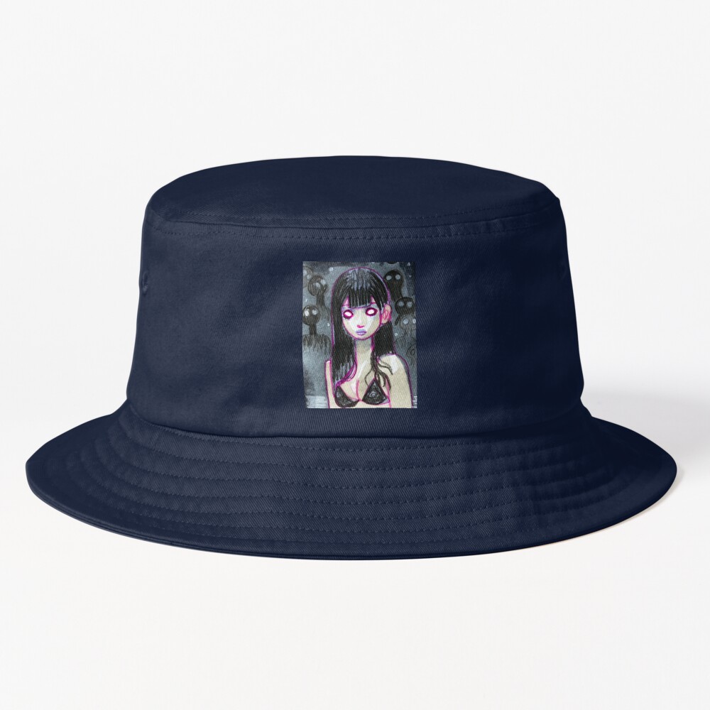 World Of Horror Haunted Spirit Nightmare Bucket Hat