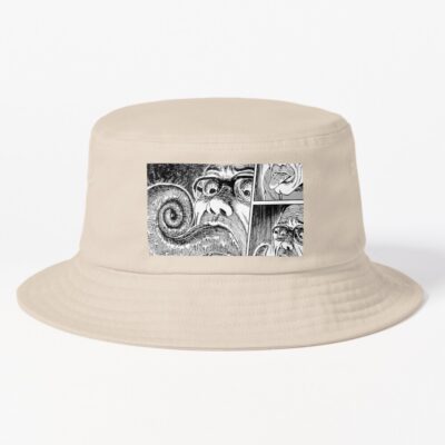World Of Horror Spiral Horror Manga Bucket Hat