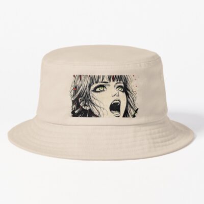 World Of Horror Supernatural Horror Art Bucket Hat