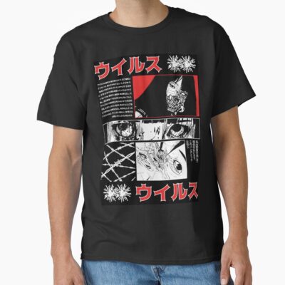 Japanese Vaporwave Cyberpunk Graphic Design T-shirt
