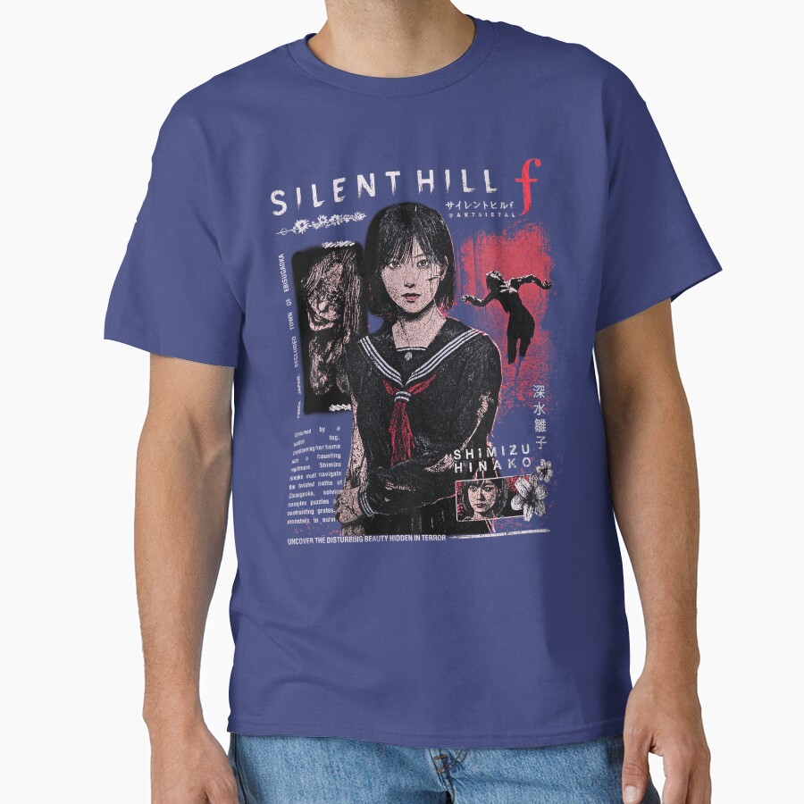 Silent Hill F Shimizu Hinako Fan Art T-shirt - Image 4