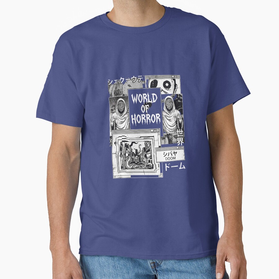 World Of Horror Panstasz Ms Paint Masterpiece T-shirt - Image 4