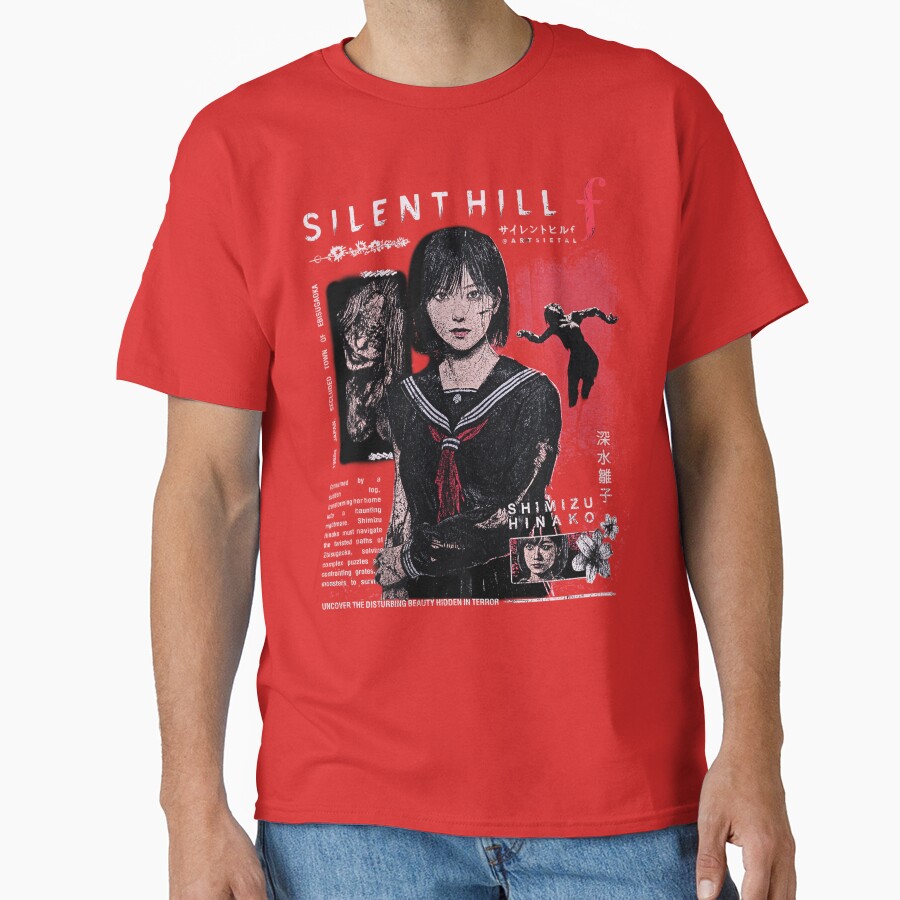 Silent Hill F Shimizu Hinako Fan Art T-shirt - Image 5