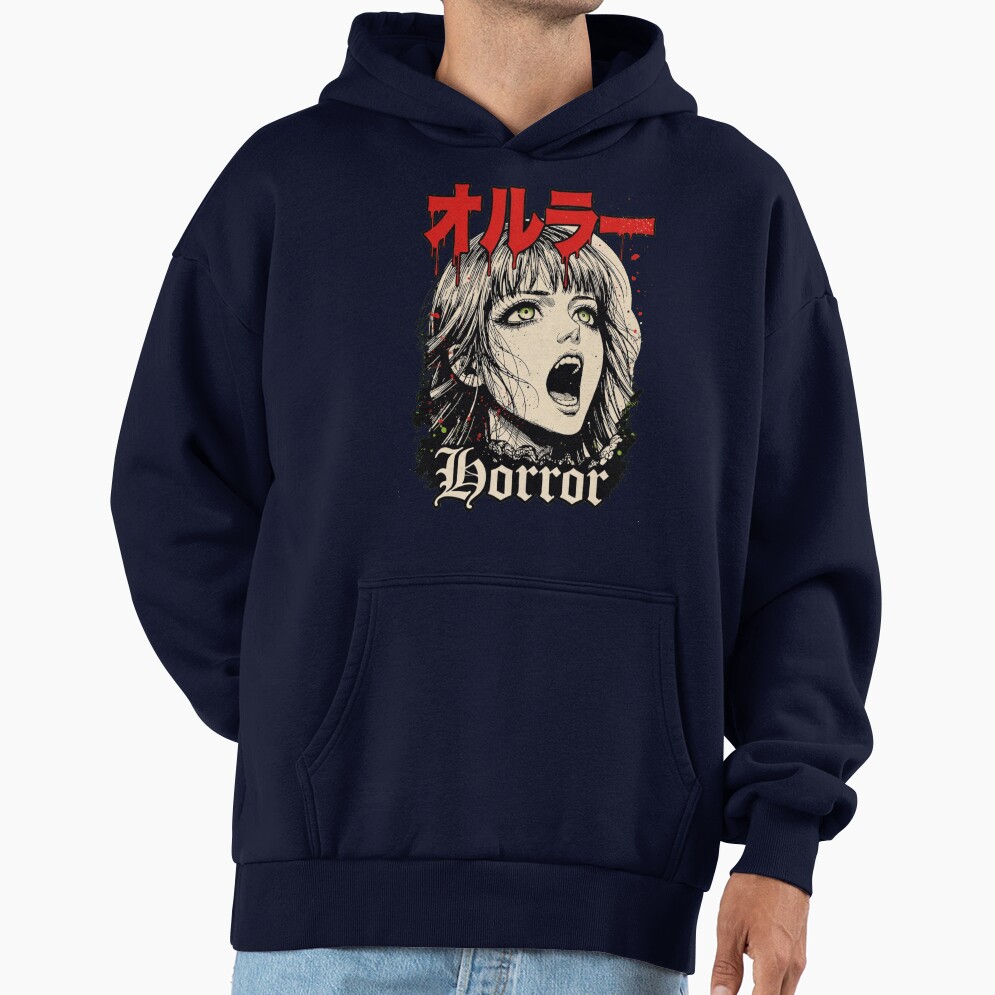 World Of Horror Supernatural Horror Art Hoodie - Image 5