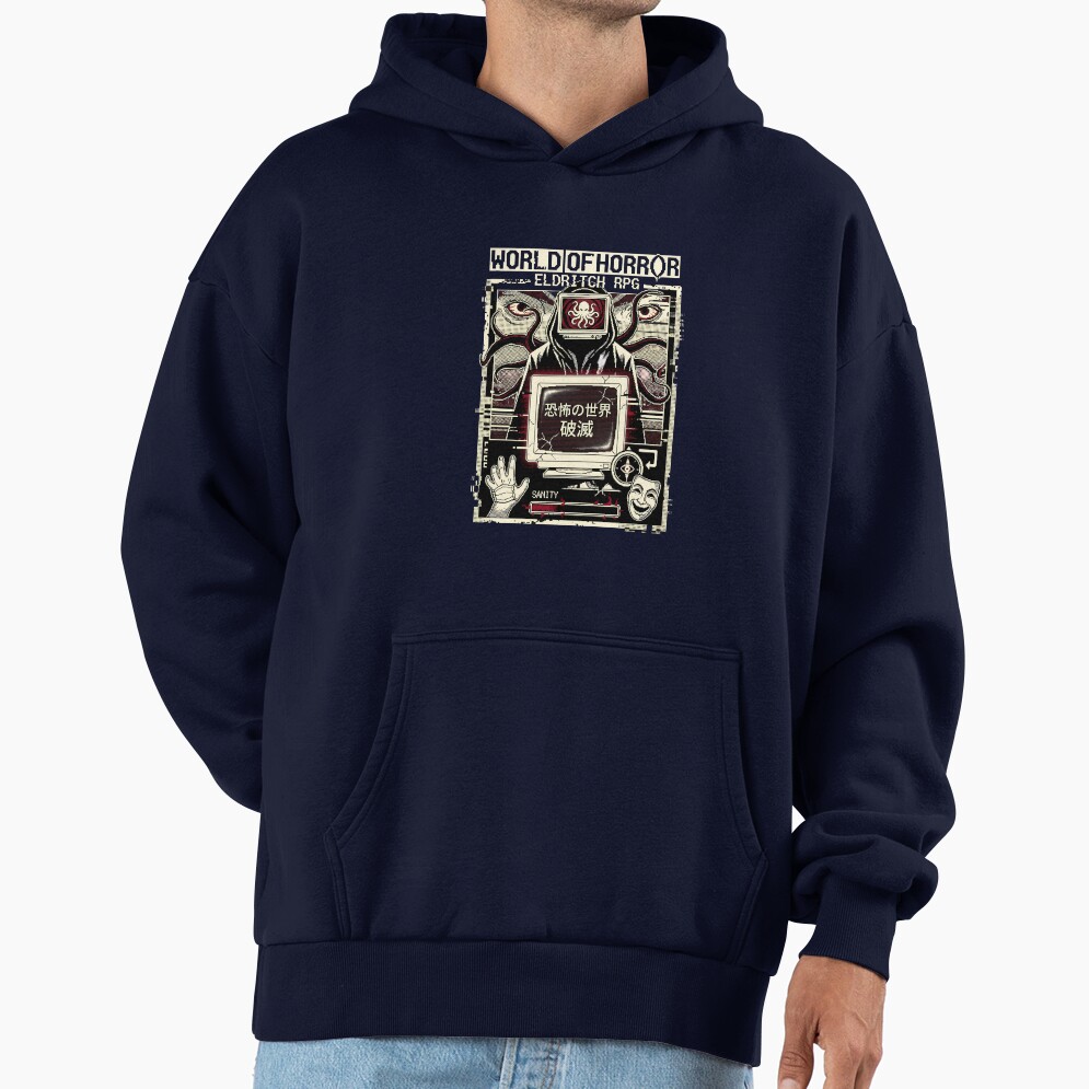 World Of Horror Shiokawa 198x Apocalypse Hoodie - Image 5