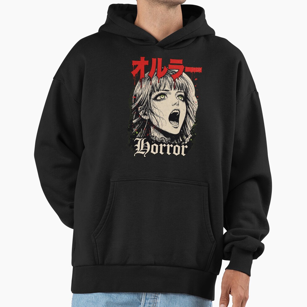 World Of Horror Supernatural Horror Art Hoodie - Image 2