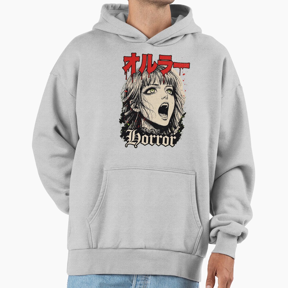 World Of Horror Supernatural Horror Art Hoodie - Image 4