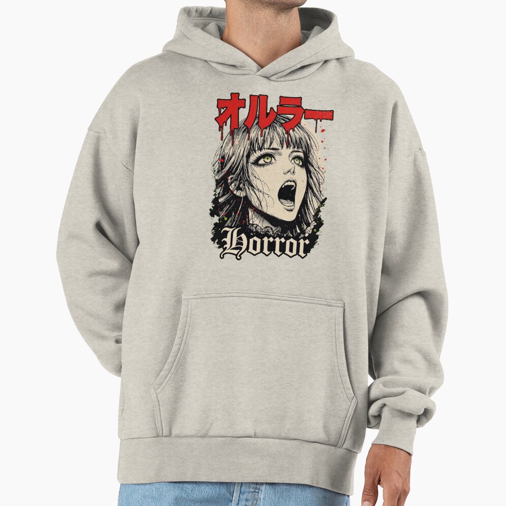 World Of Horror Supernatural Horror Art Hoodie - Image 3