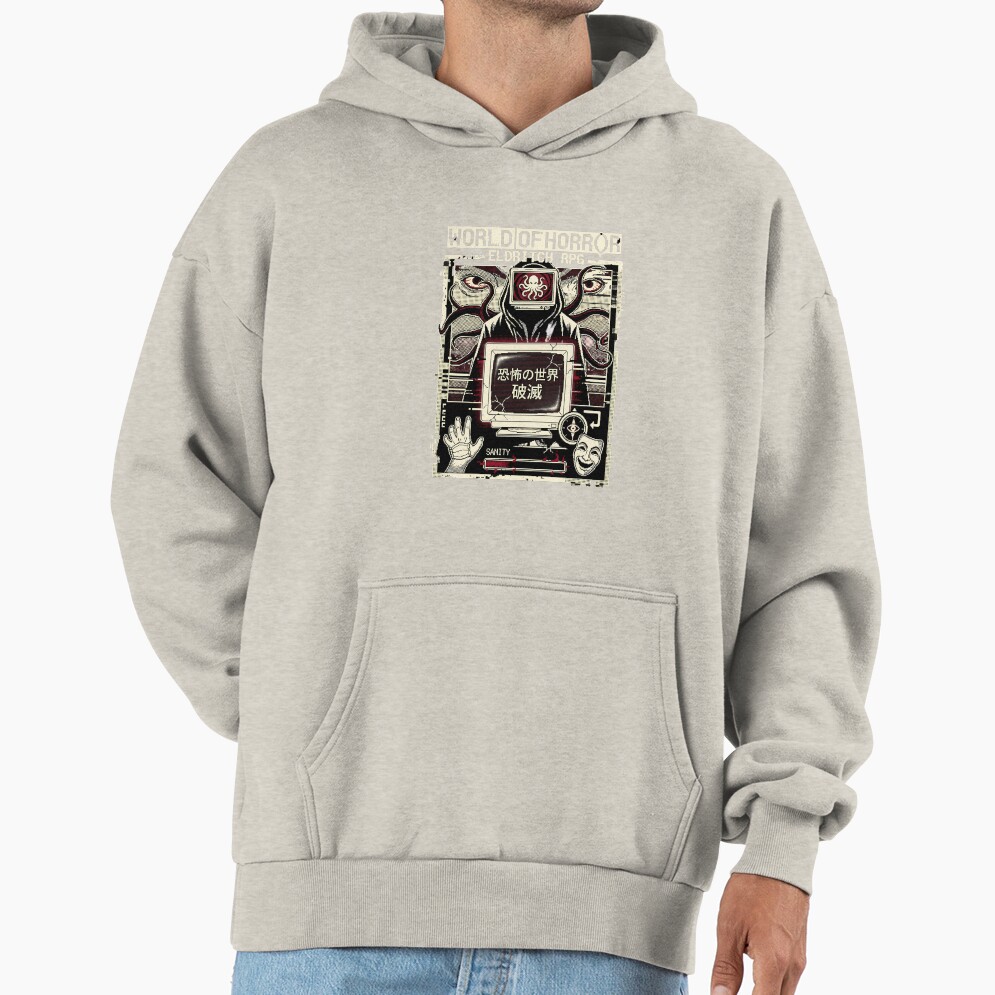 World Of Horror Shiokawa 198x Apocalypse Hoodie - Image 3