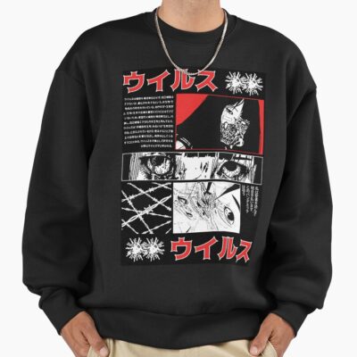 Japanese Vaporwave Cyberpunk Graphic Design Sweatshirt