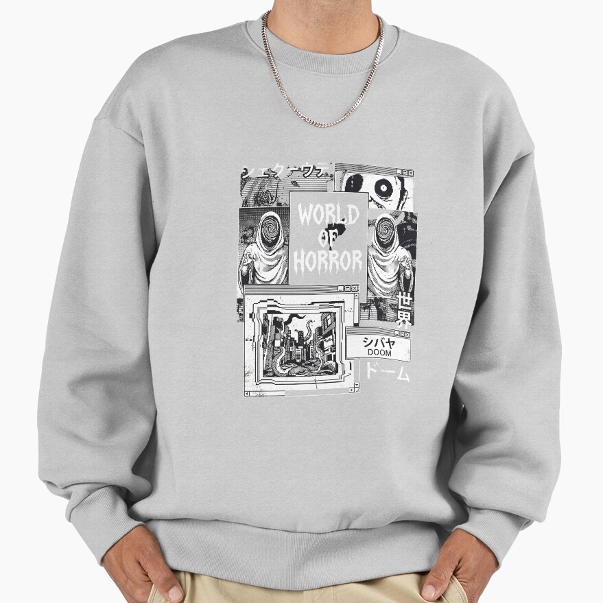 World Of Horror Panstasz Ms Paint Masterpiece Sweatshirt
