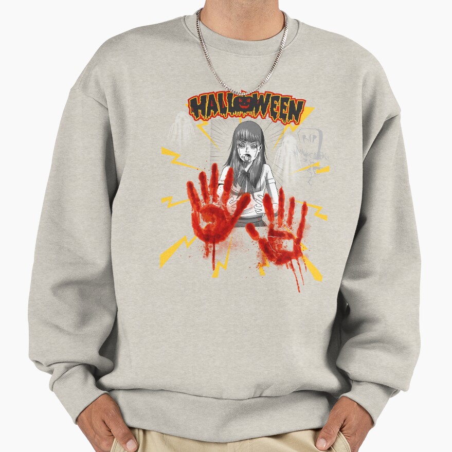 World Of Horror Not My Blood Sweatshirt - Image 3
