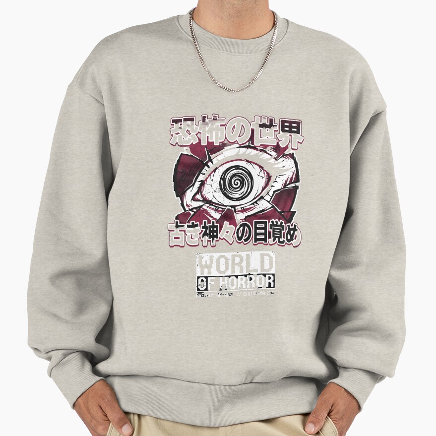 World Of Horror 1-bit Junji Nightmare Sweatshirt - Image 4