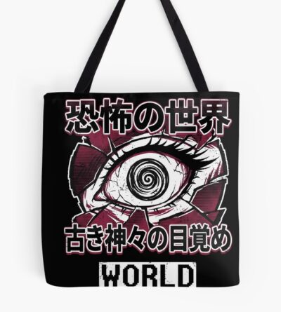 World Of Horror 1-bit Junji Ito Nightmare Tote Bag