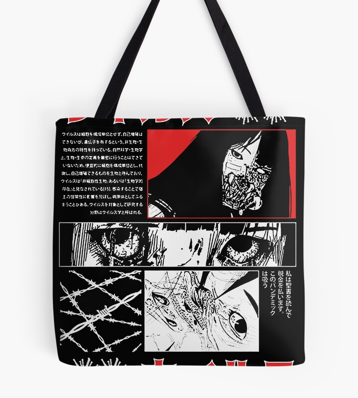 Japanese Vaporwave Cyberpunk Graphic Design Tote Bag