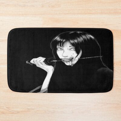 World Of Horror Cursed Katana Spirit Bath Mat