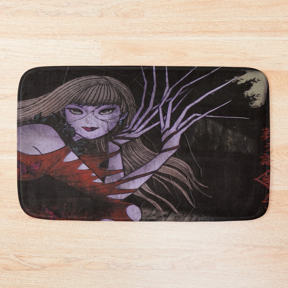 World Of Horror Houmura Uta Horror Bath Mat