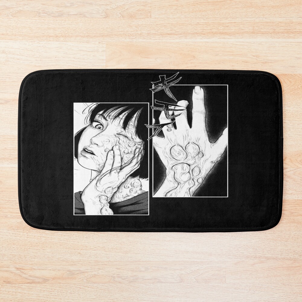 World Of Horror Disgusting Nightmare Art Bath Mat