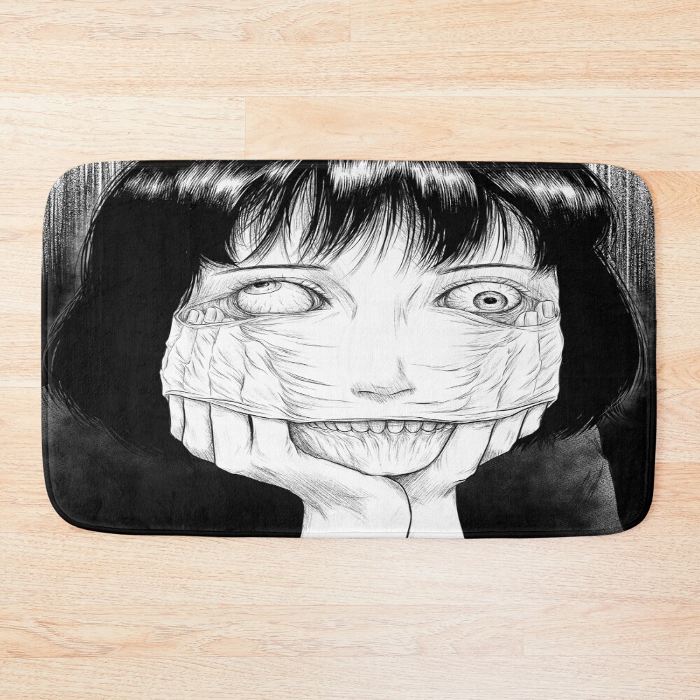 World Of Horror Haunted Spirit Mask Bath Mat