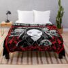 She Rises Halloween Horror Collection Throw Blanket