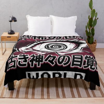 World Of Horror 1-bit Junji Ito Nightmare Throw Blanket