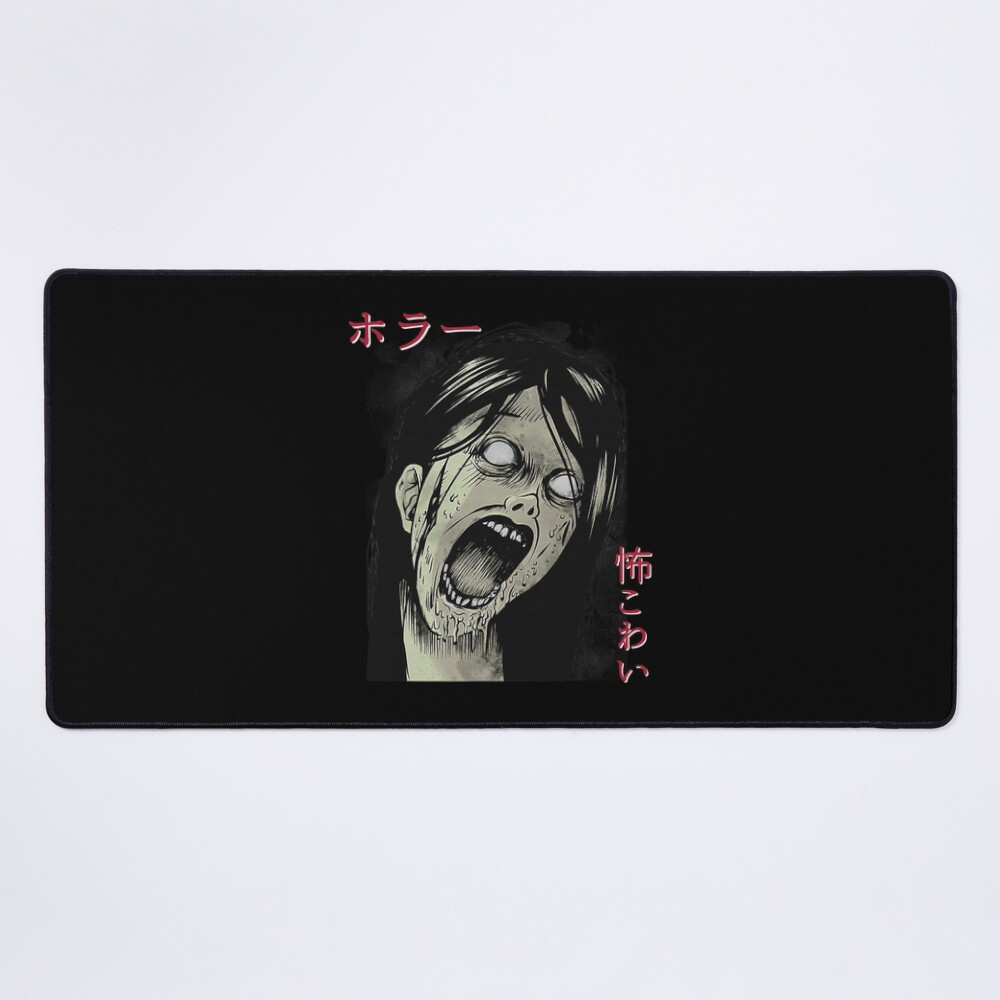 Japanese Horror Manga Otaku Design Mouse Pad
