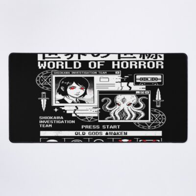World Of Horror Turn Based Cosmic Horror Mouse Pad
