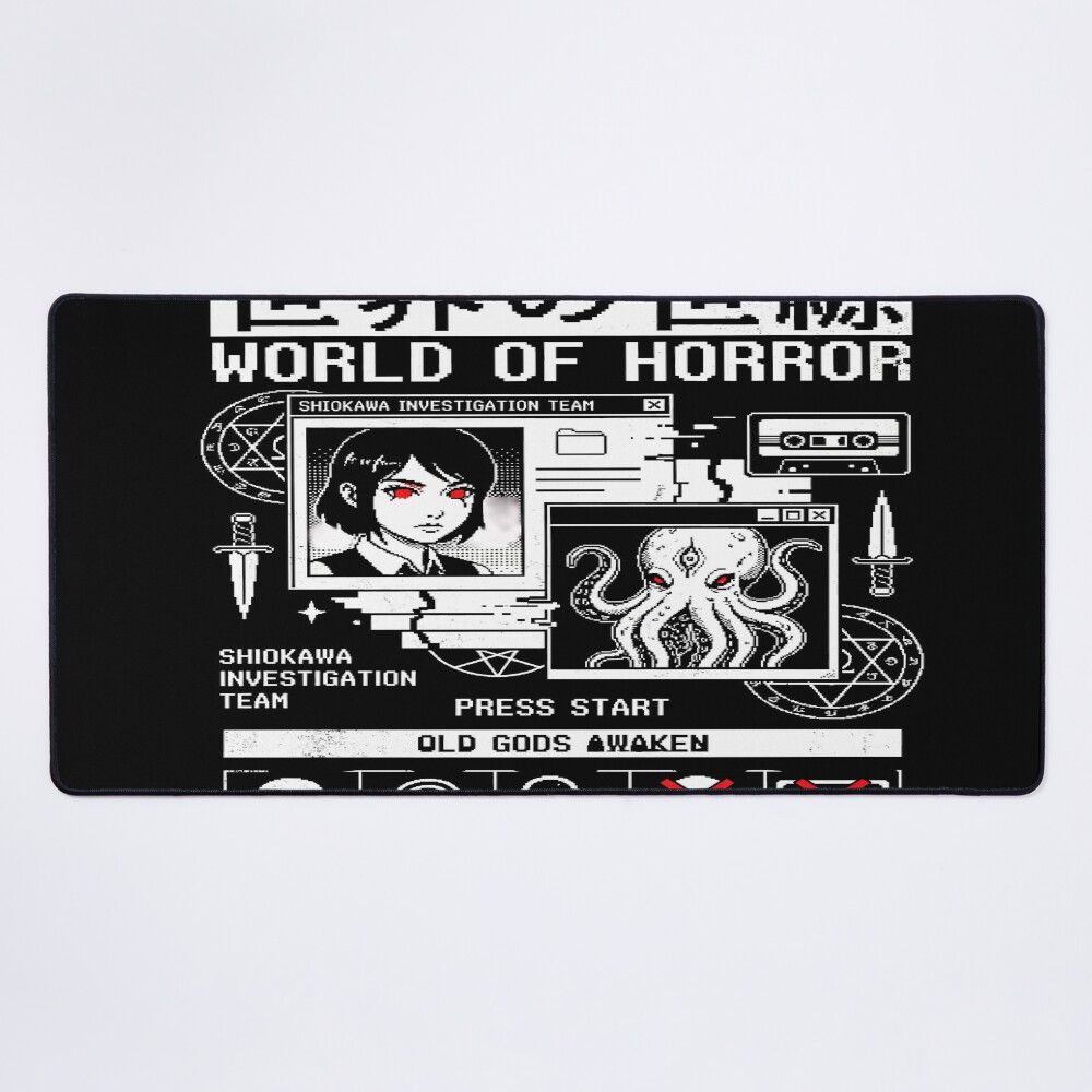World Of Horror Turn Based Cosmic Horror Mouse Pad