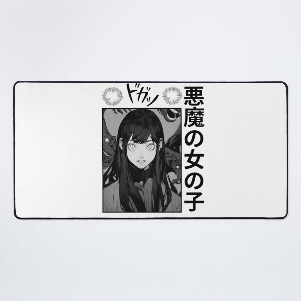 World Of Horror Zombie Horror Girl Mouse Pad