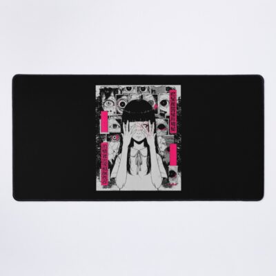 World Of Horror Creepy Gothic Girl Mouse Pad
