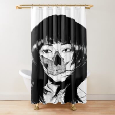 World Of Horror Haunted Porcelain Doll Shower Curtain