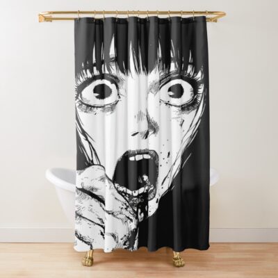 World Of Horror Festering Fury Design Shower Curtain